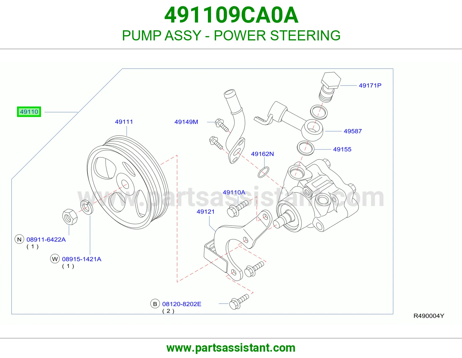 PUMP ASSY - POWER STEERING