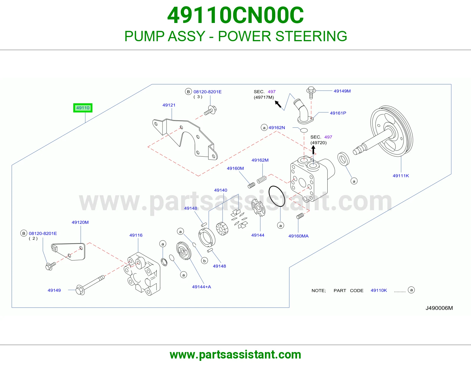 PUMP ASSY - POWER STEERING