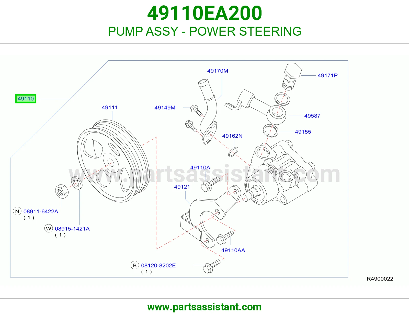 PUMP ASSY - POWER STEERING
