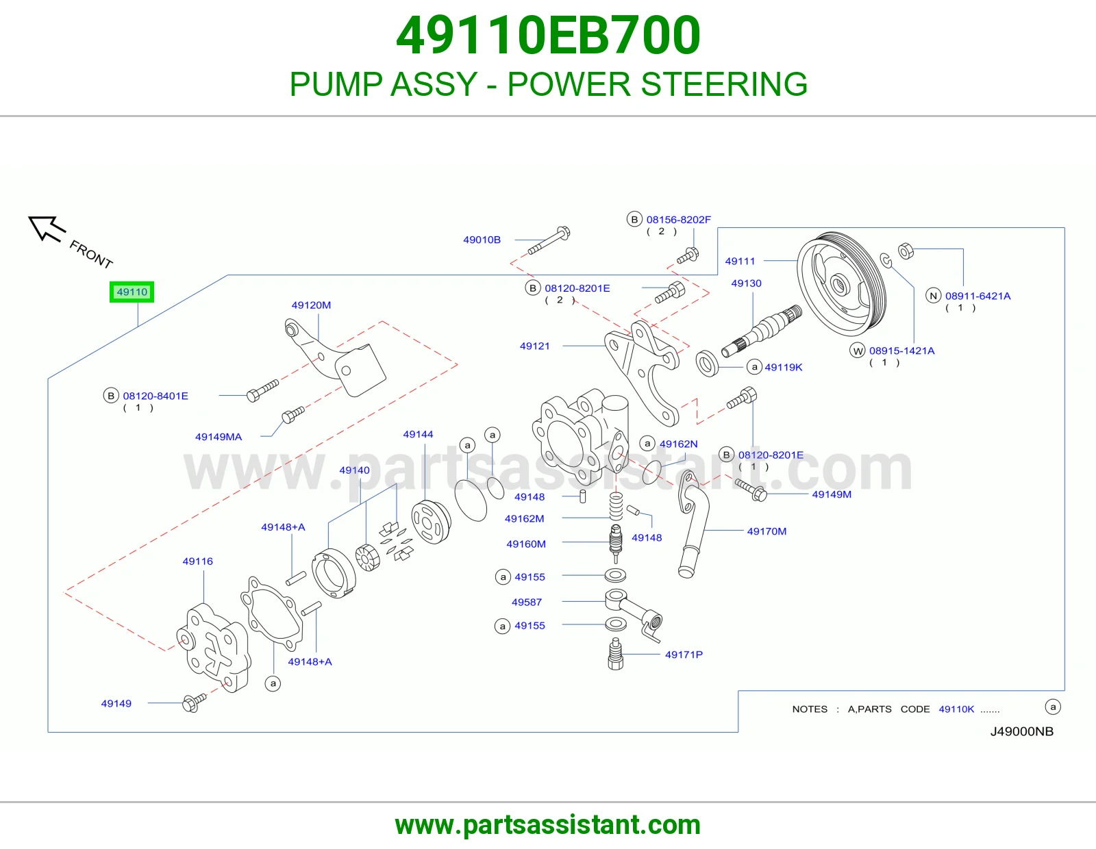 PUMP ASSY - POWER STEERING