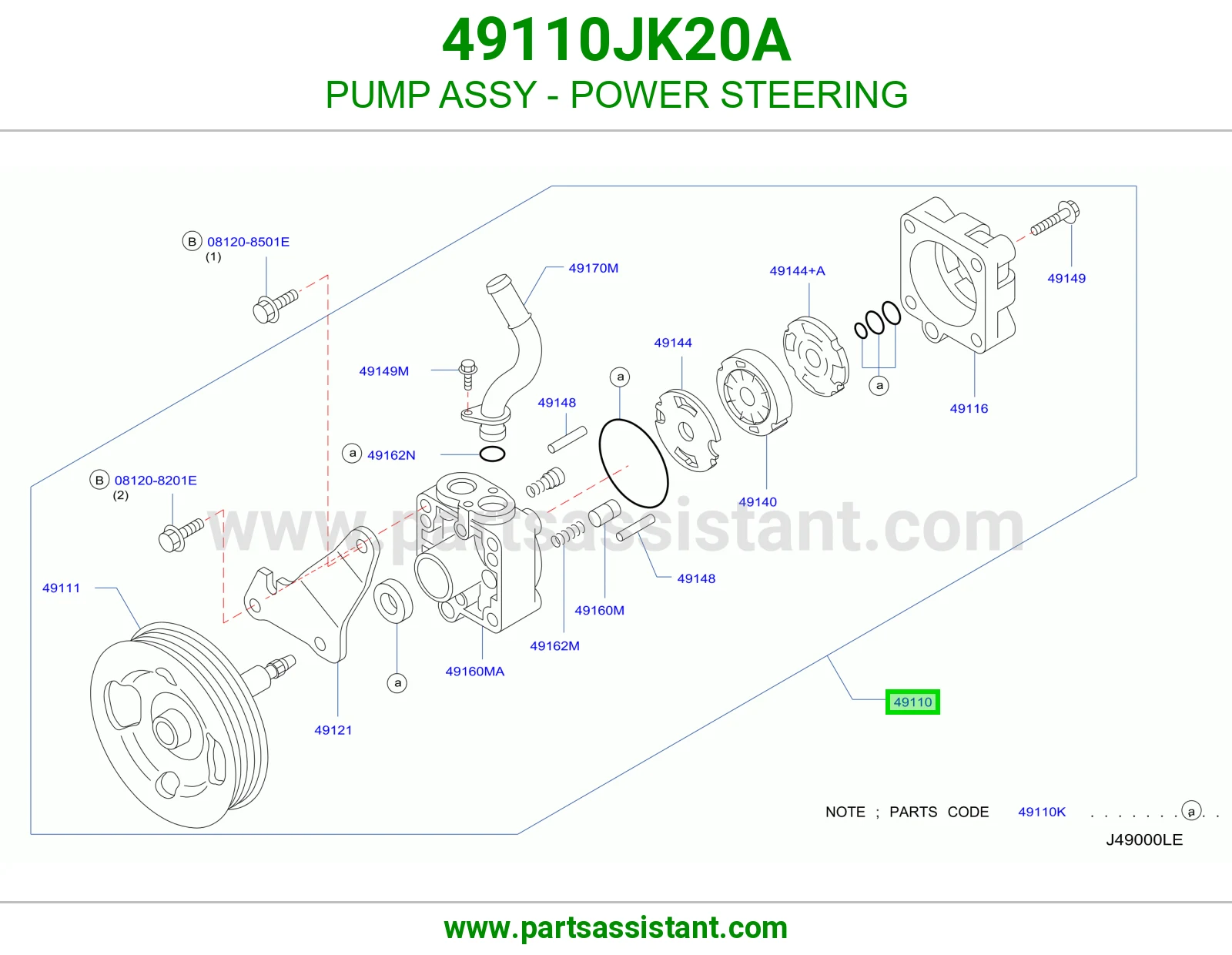 PUMP ASSY - POWER STEERING