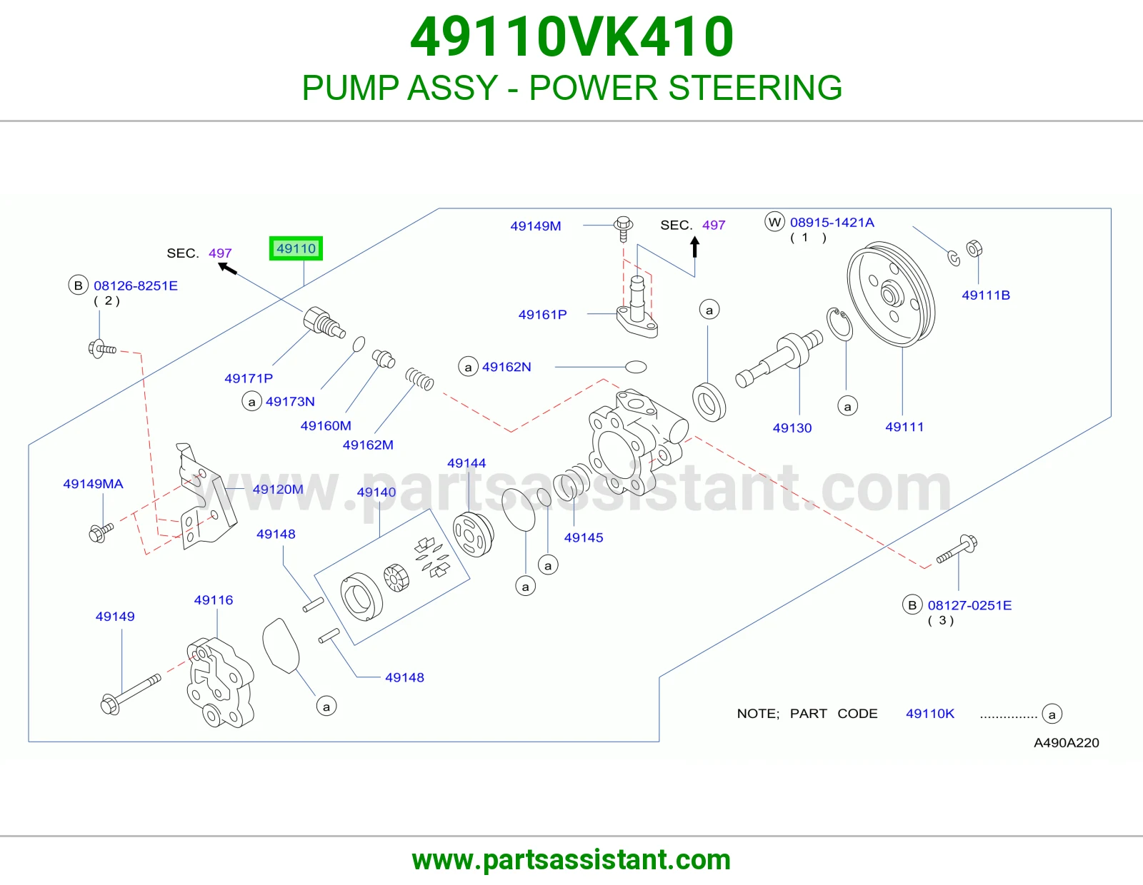 PUMP ASSY - POWER STEERING
