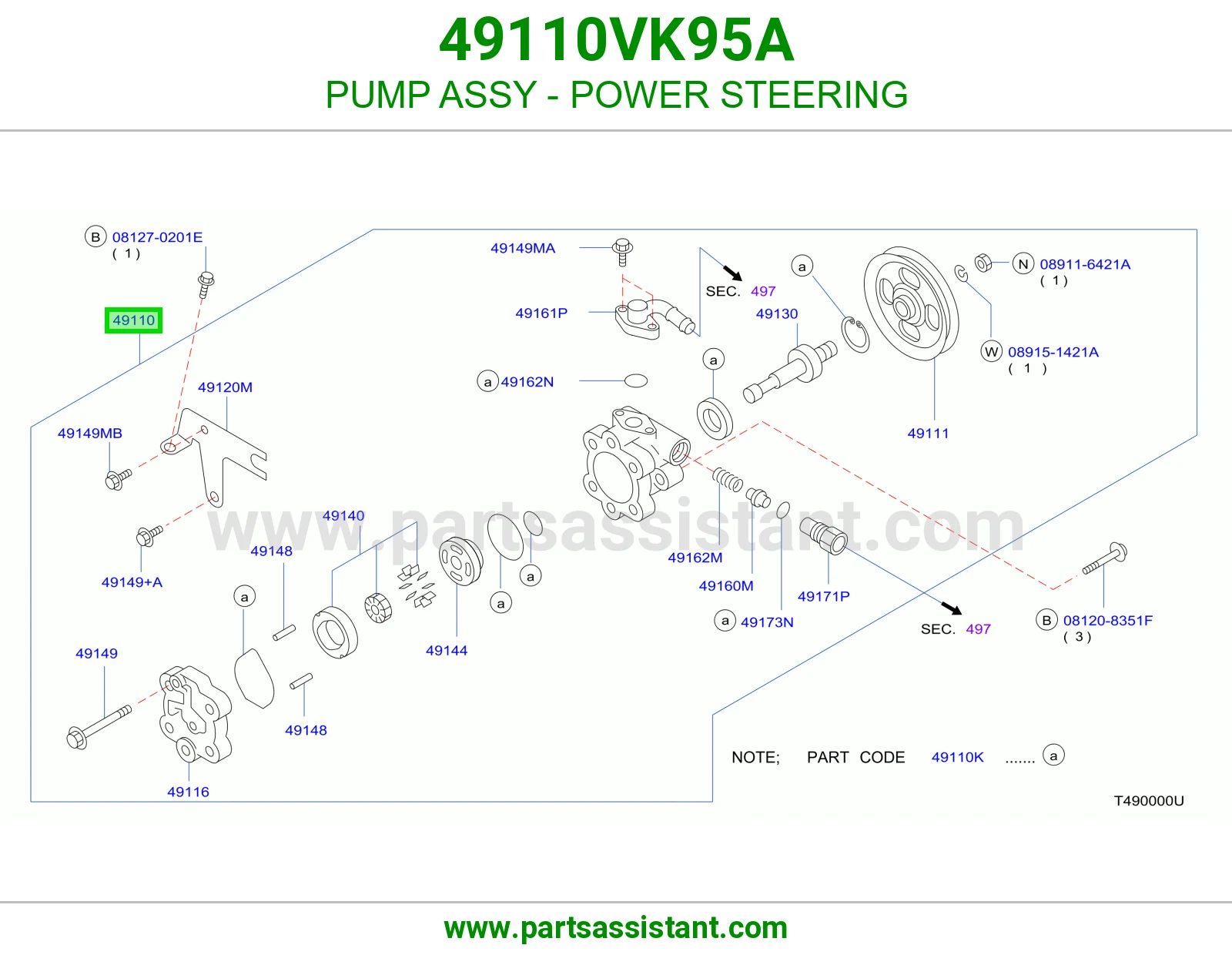 PUMP ASSY - POWER STEERING