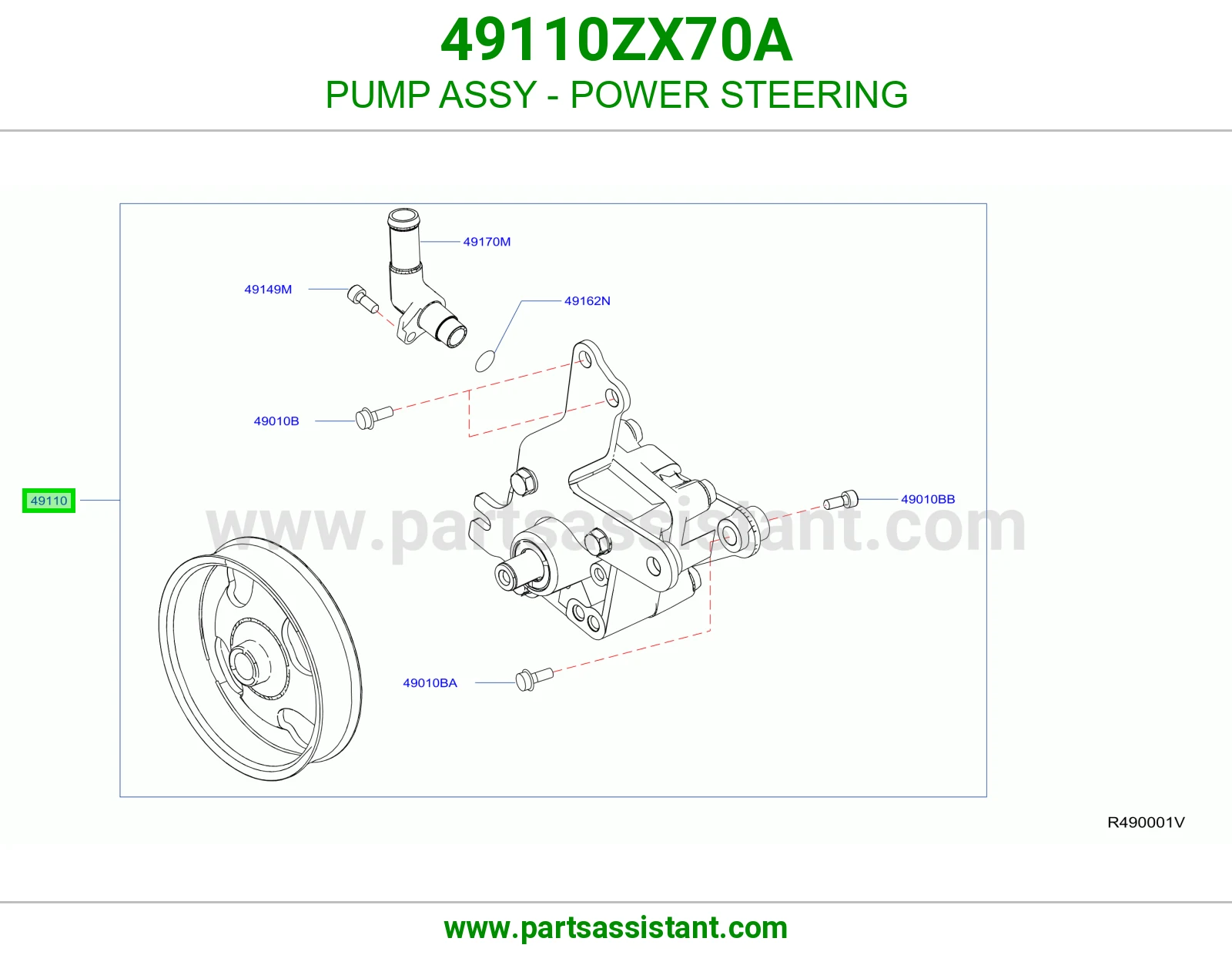 PUMP ASSY - POWER STEERING
