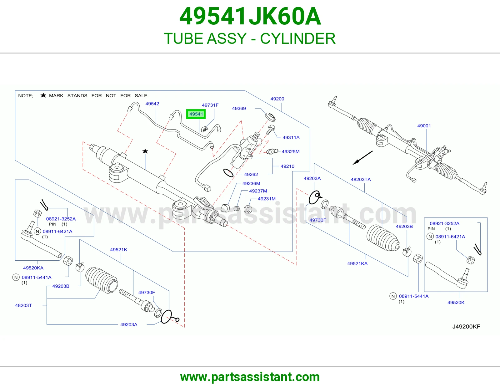 TUBE ASSY - CYLINDER