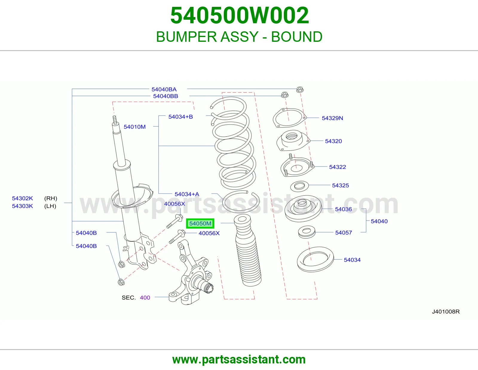 BUMPER ASSY - BOUND