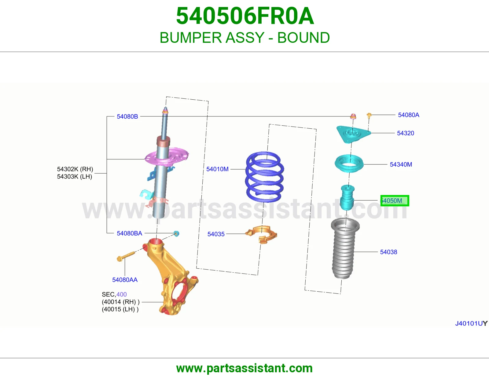 BUMPER ASSY - BOUND