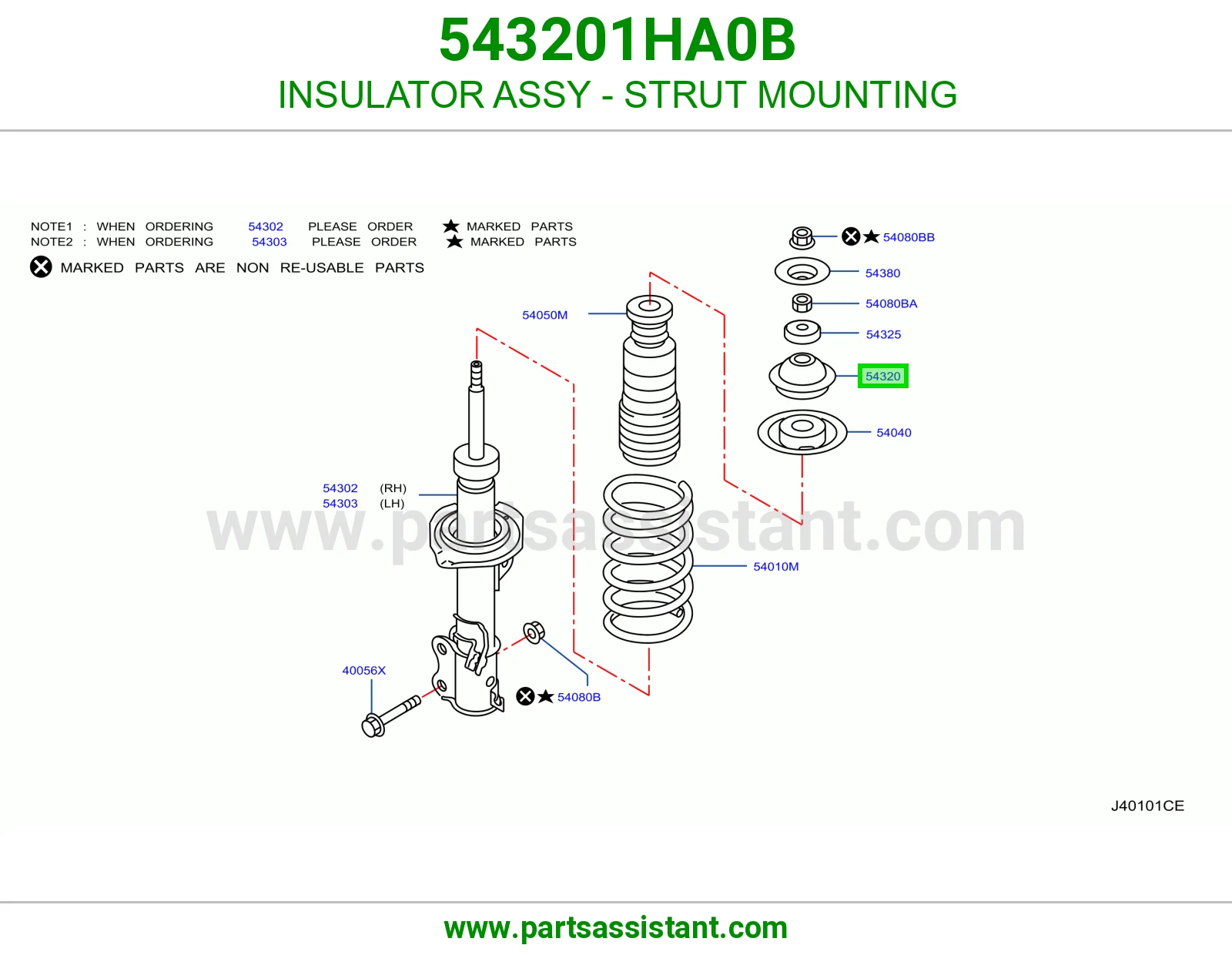 INSULATOR ASSY - STRUT MOUNTING