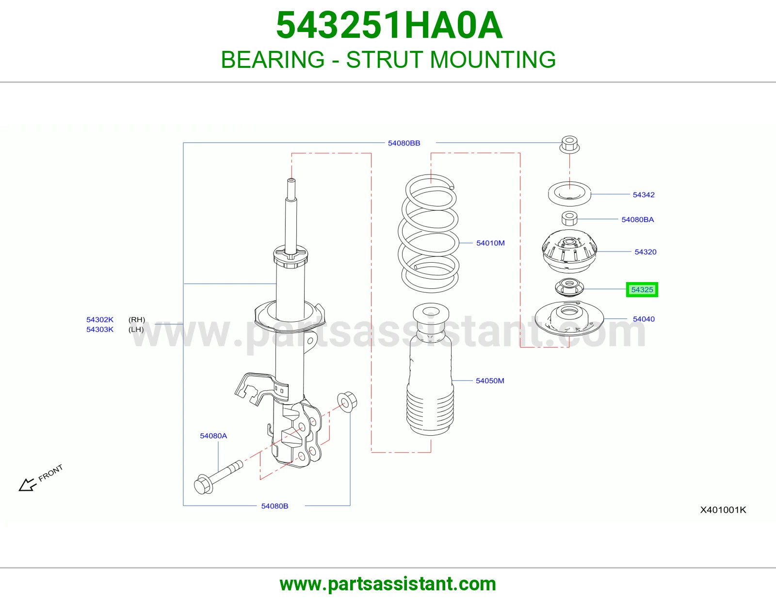 BEARING - STRUT MOUNTING