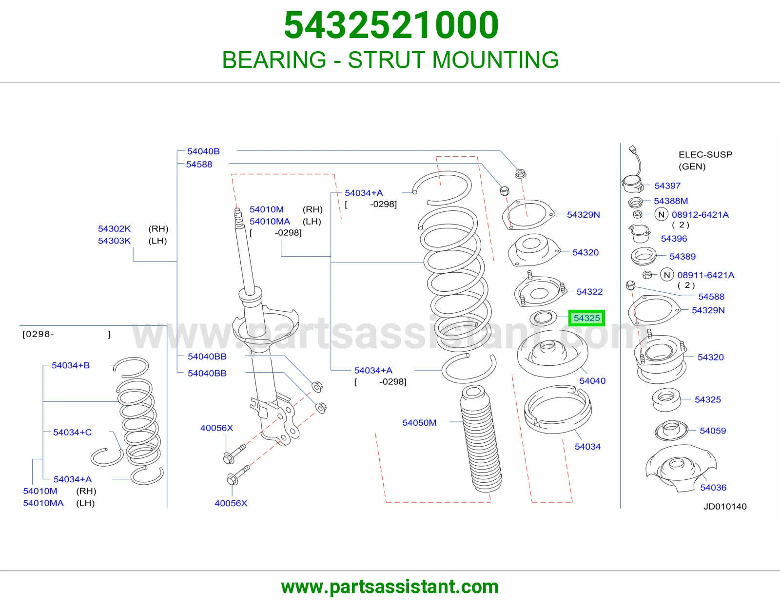 BEARING - STRUT MOUNTING