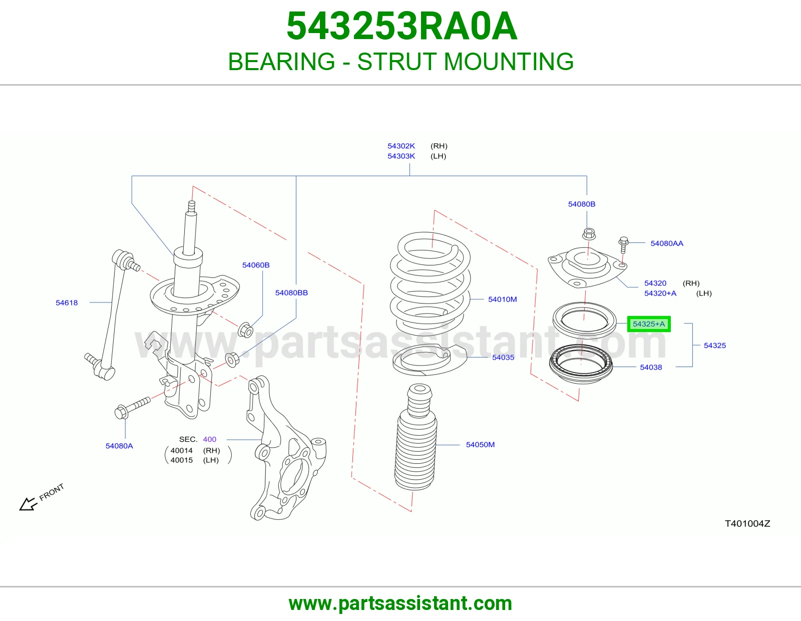 BEARING - STRUT MOUNTING
