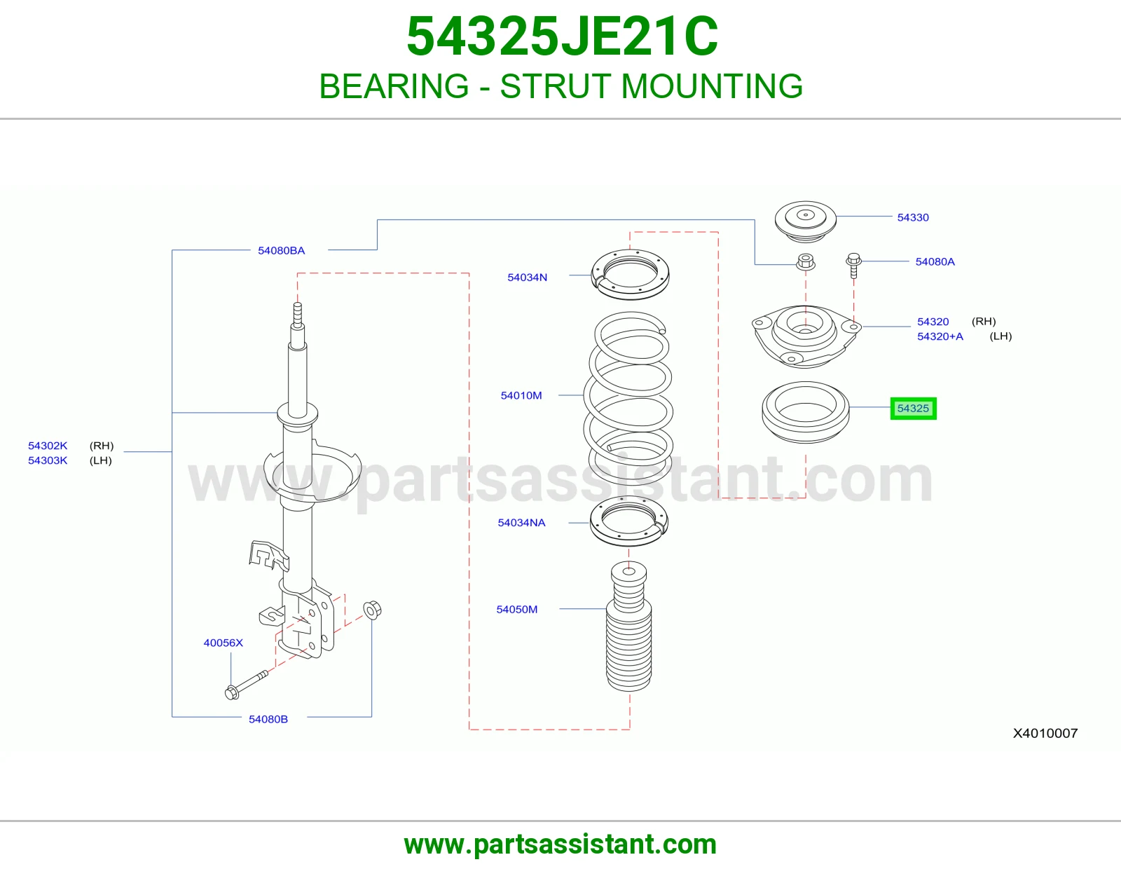 BEARING - STRUT MOUNTING