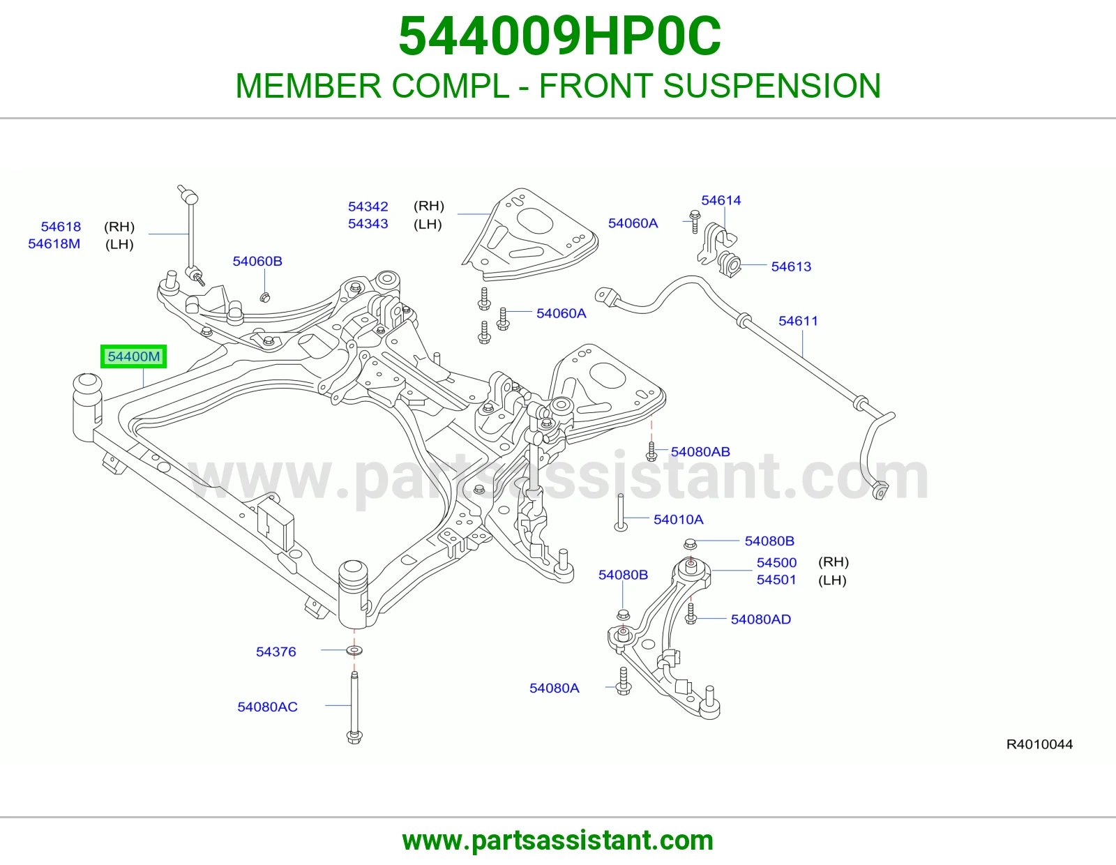 MEMBER COMPL - FRONT SUSPENSION