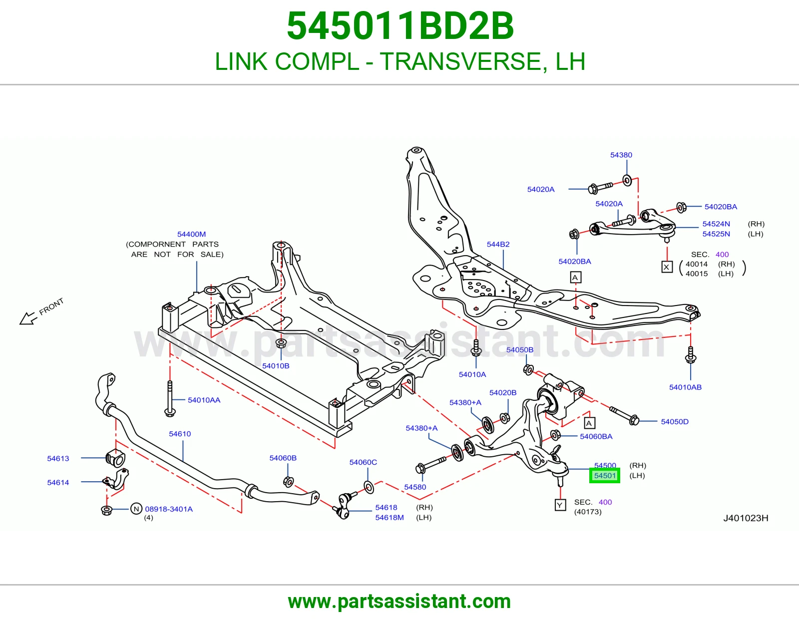 LINK COMPL - TRANSVERSE, LH