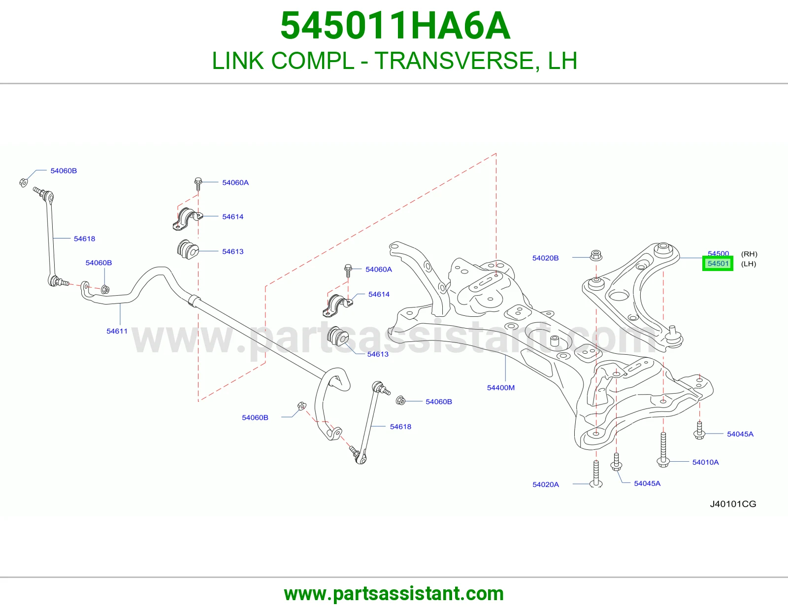 LINK COMPL - TRANSVERSE, LH