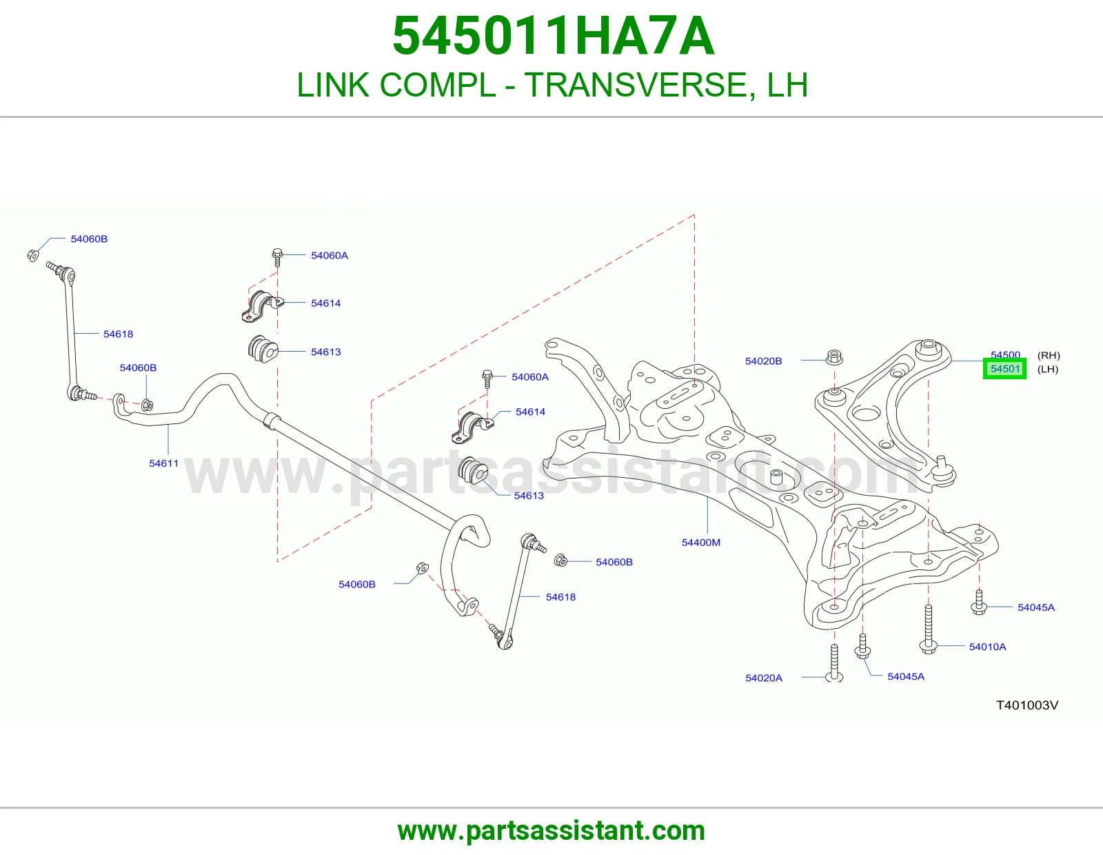 LINK COMPL - TRANSVERSE, LH