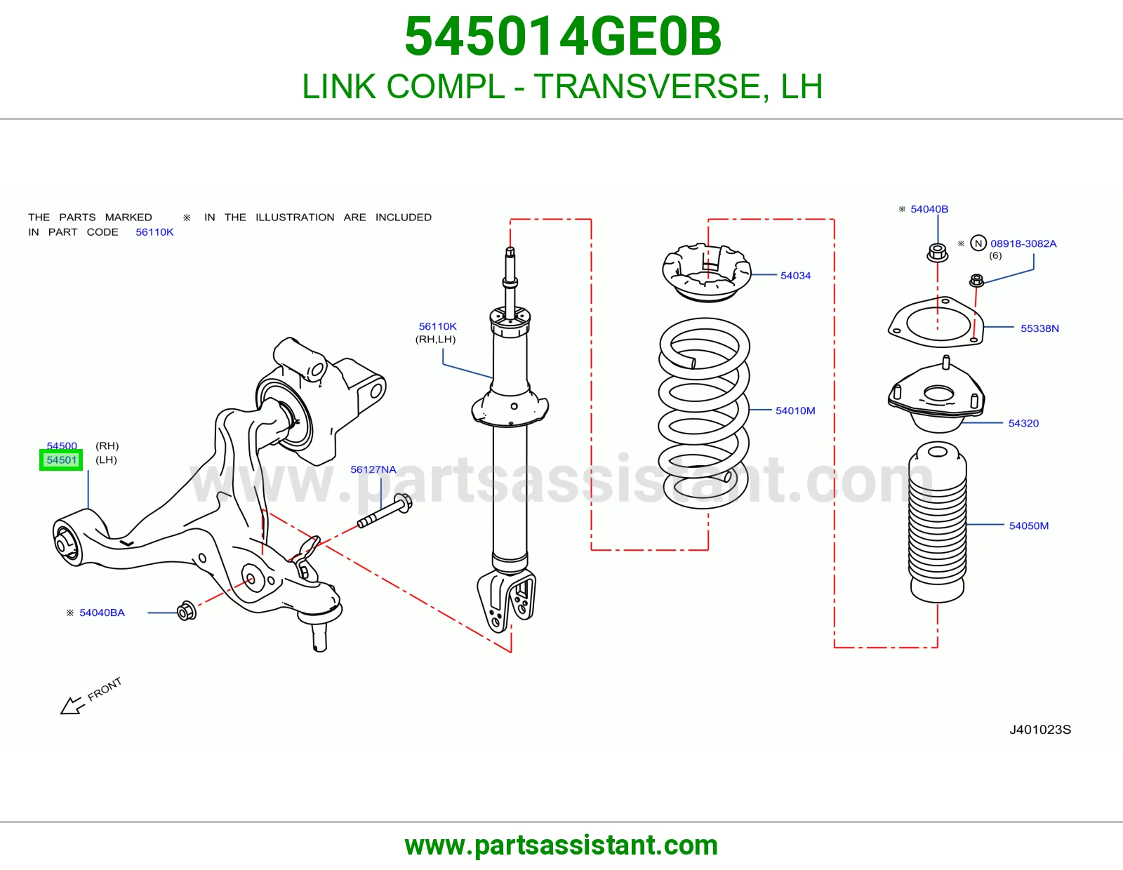 LINK COMPL - TRANSVERSE, LH
