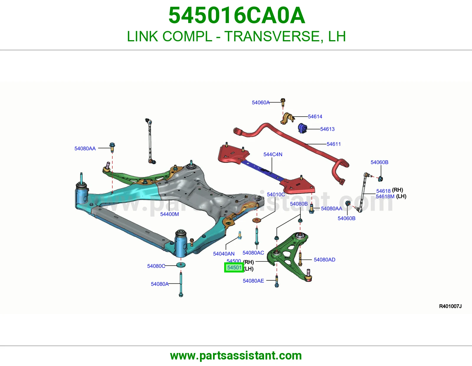 LINK COMPL - TRANSVERSE, LH