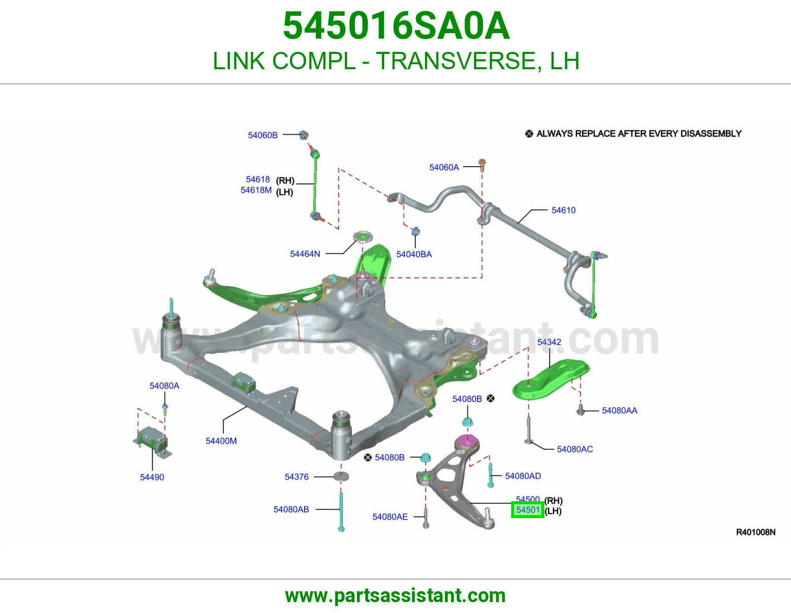 LINK COMPL - TRANSVERSE, LH