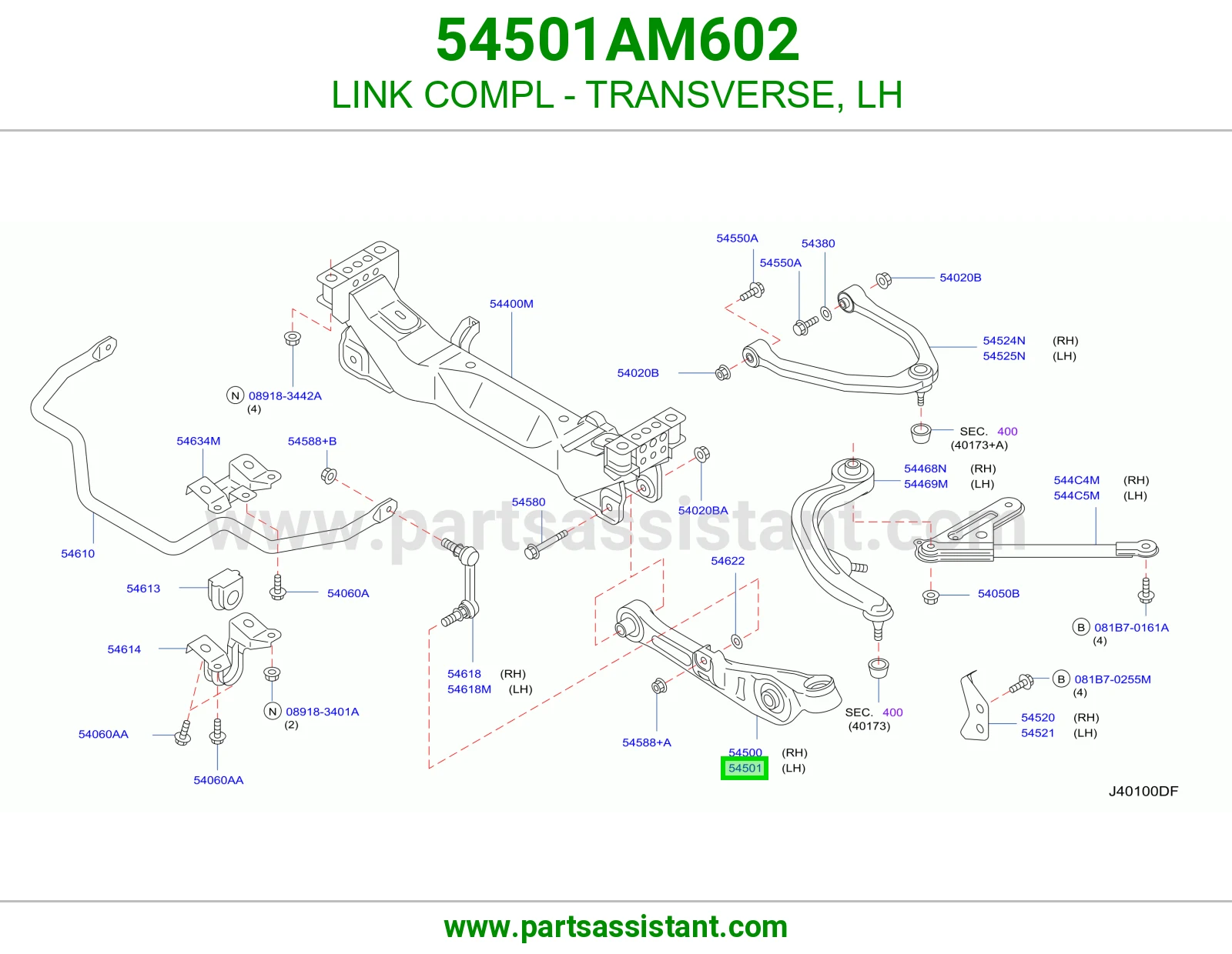 LINK COMPL - TRANSVERSE, LH