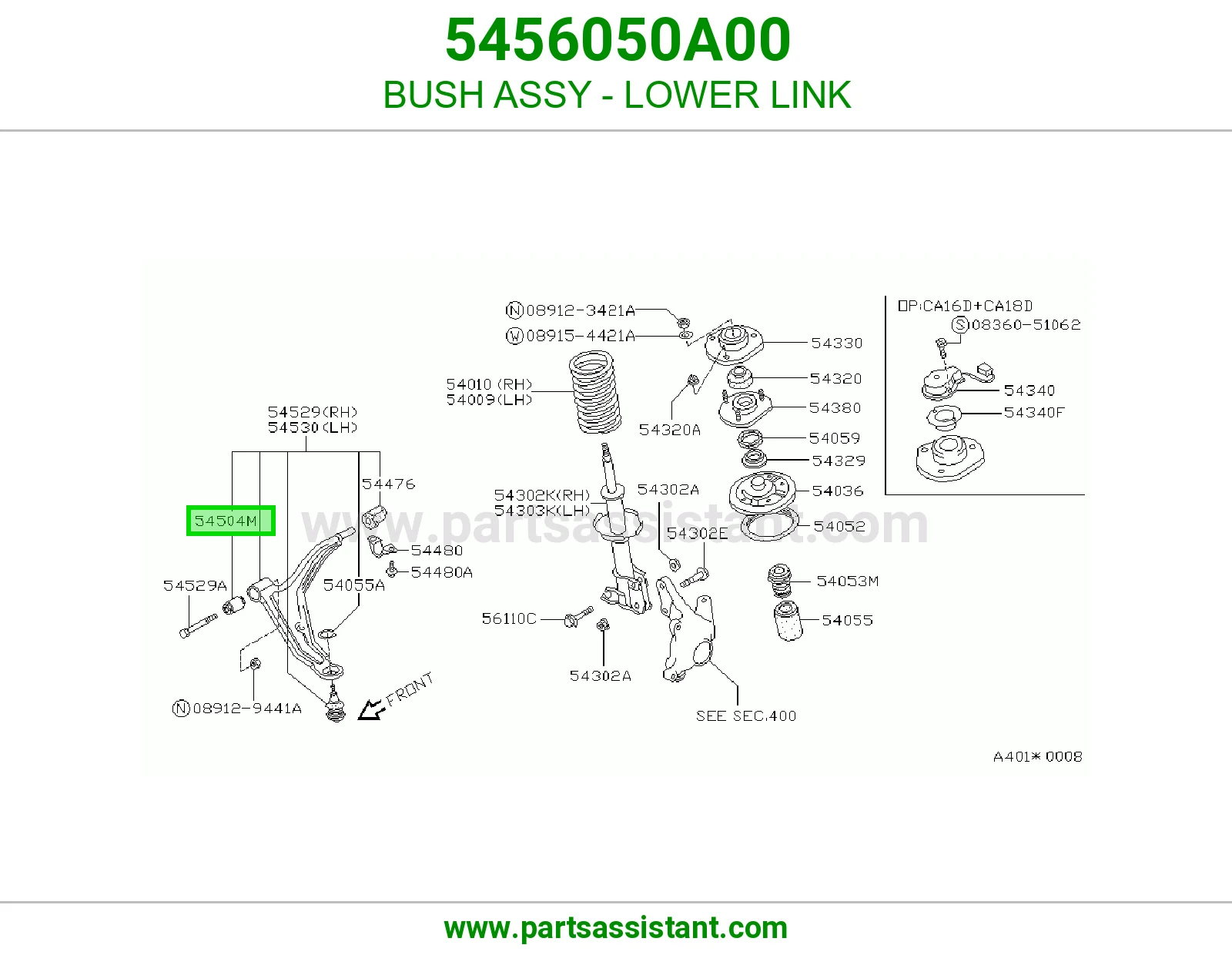 BUSH ASSY - LOWER LINK