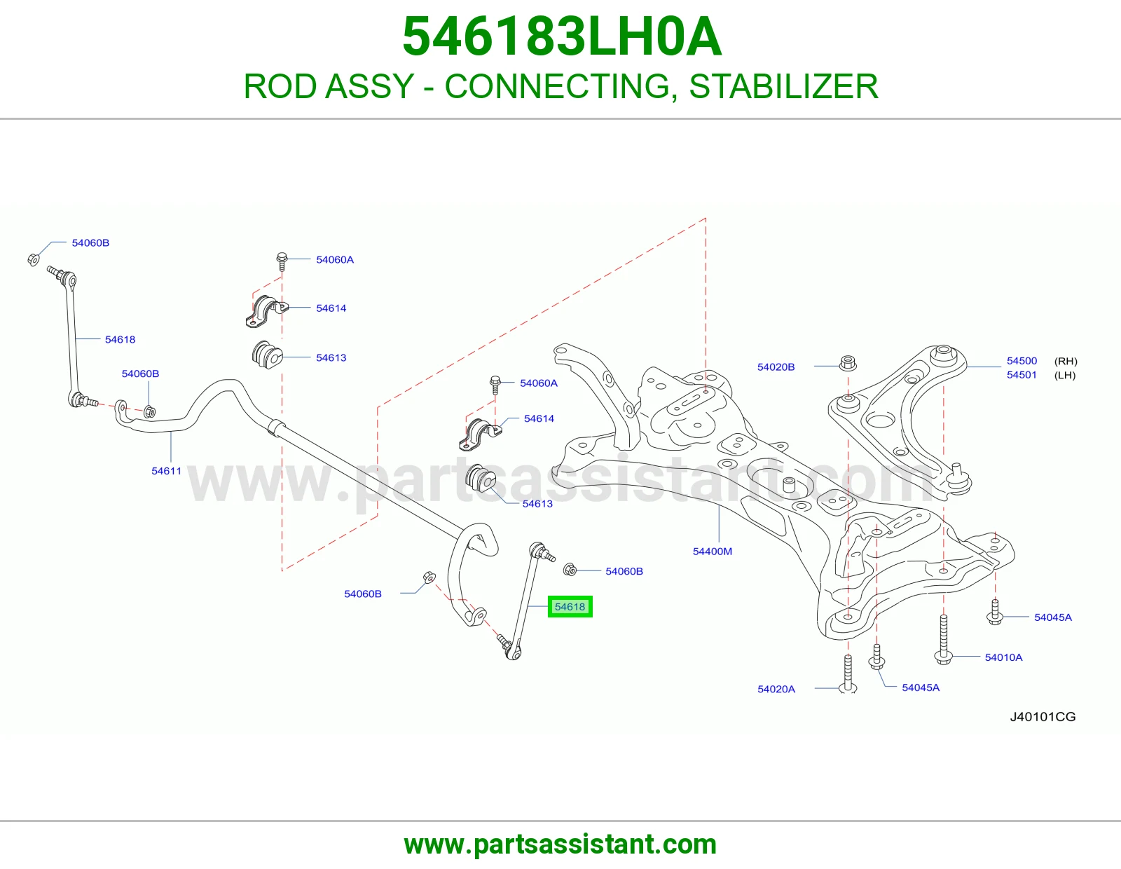 ROD ASSY - CONNECTING, STABILIZER