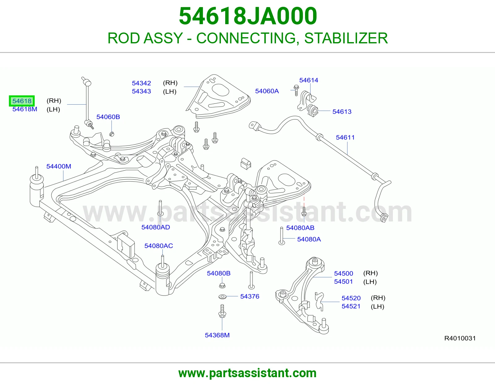 ROD ASSY - CONNECTING, STABILIZER