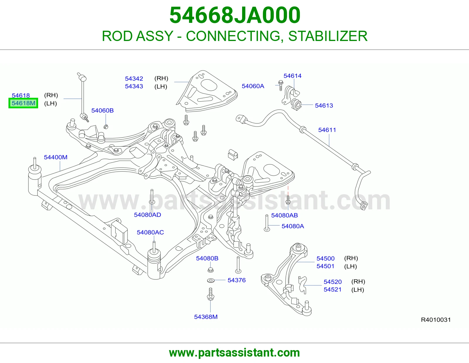ROD ASSY - CONNECTING, STABILIZER