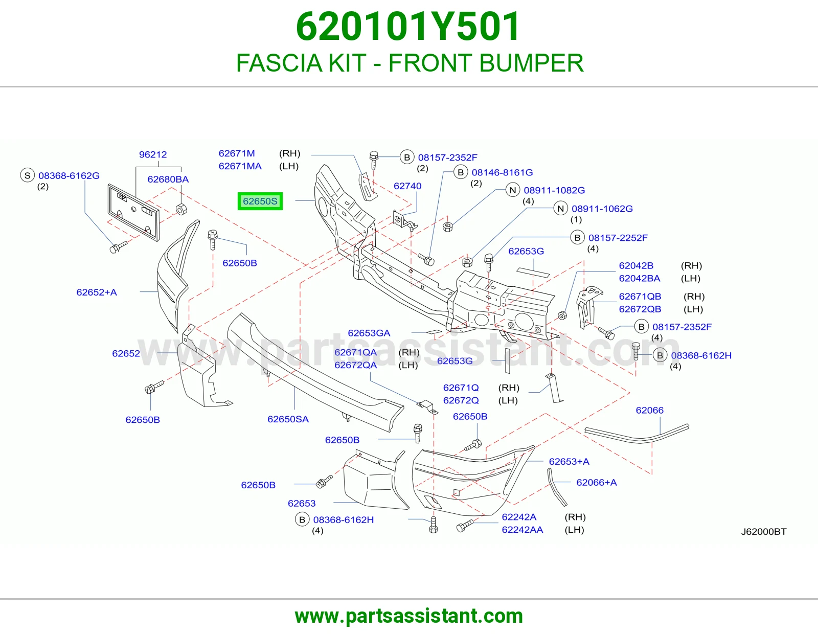 FASCIA KIT - FRONT BUMPER