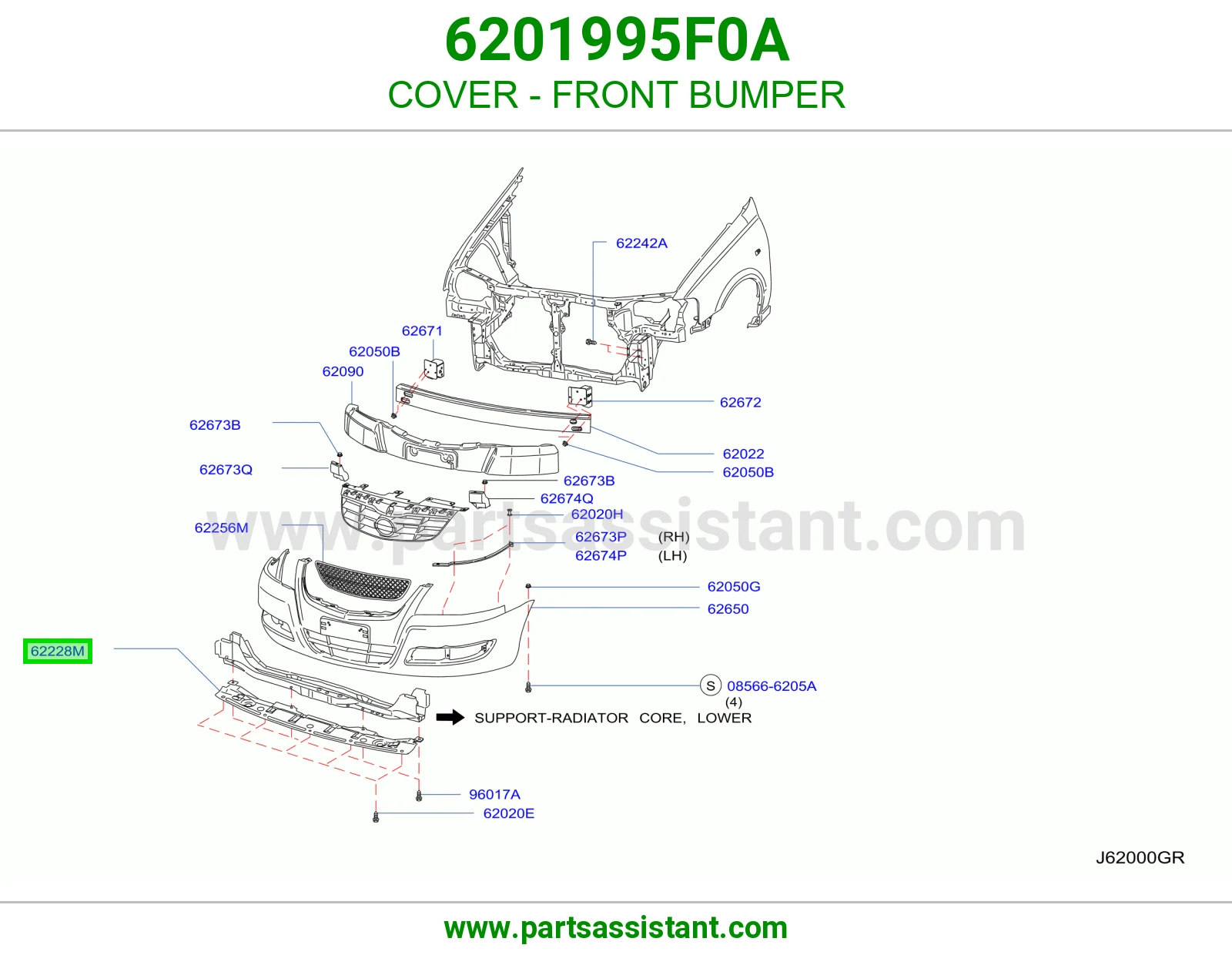 COVER - FRONT BUMPER