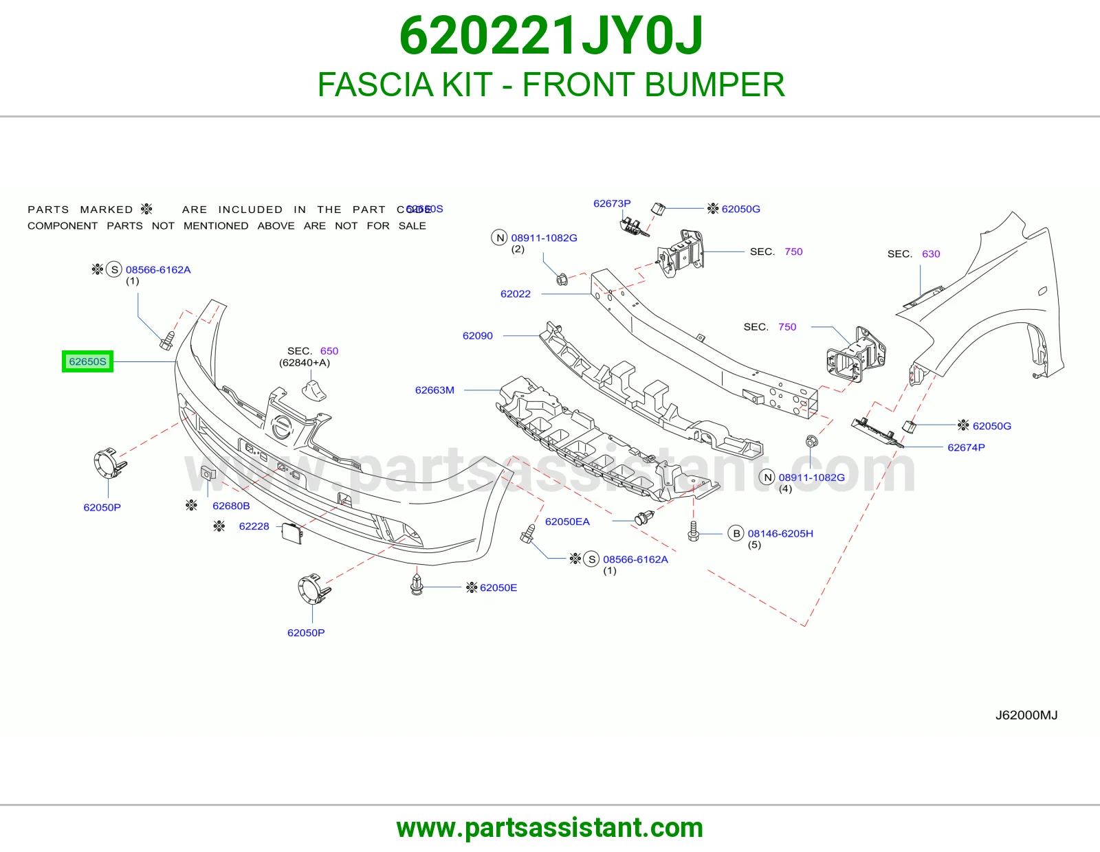 FASCIA KIT - FRONT BUMPER