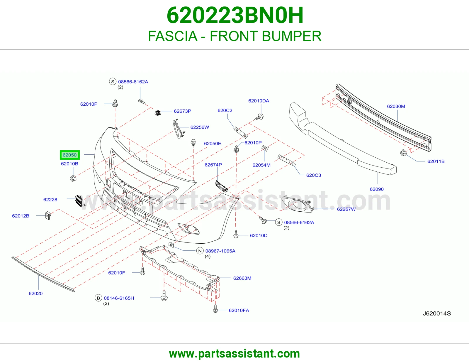 FASCIA - FRONT BUMPER