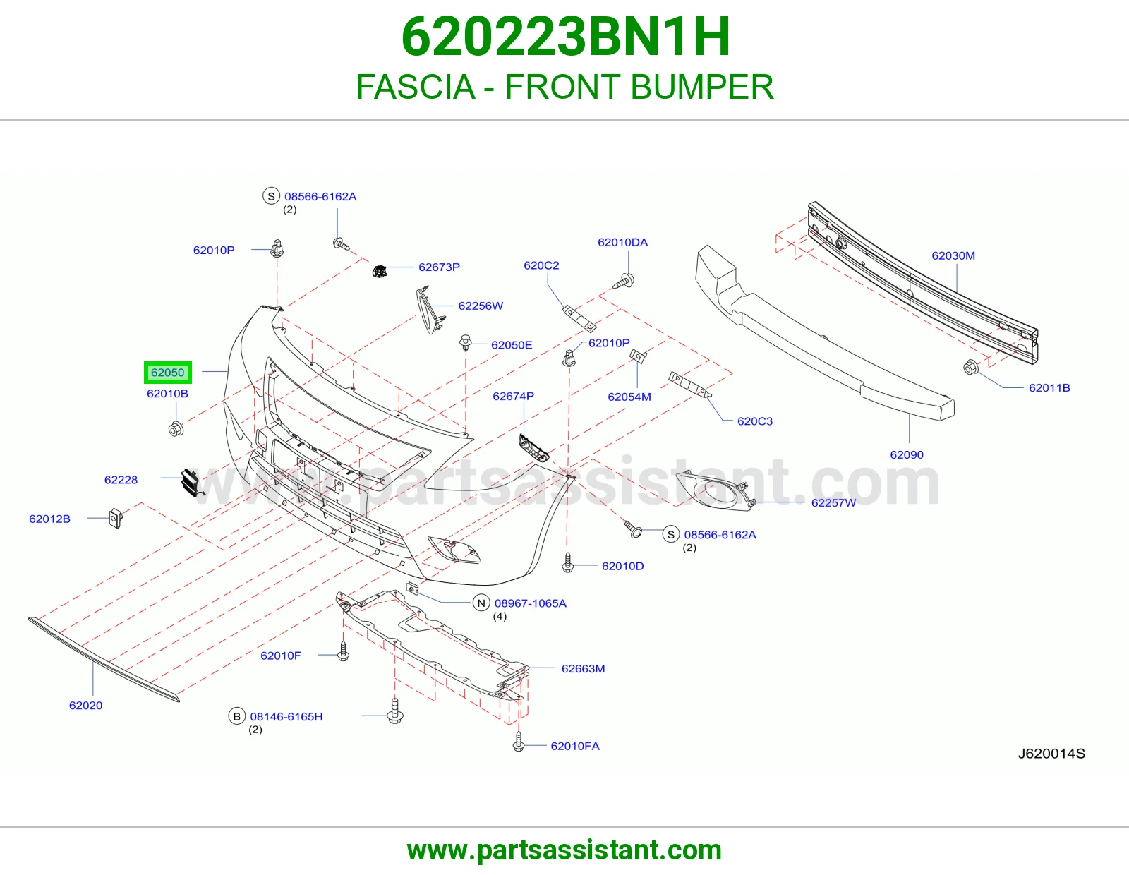 FASCIA - FRONT BUMPER