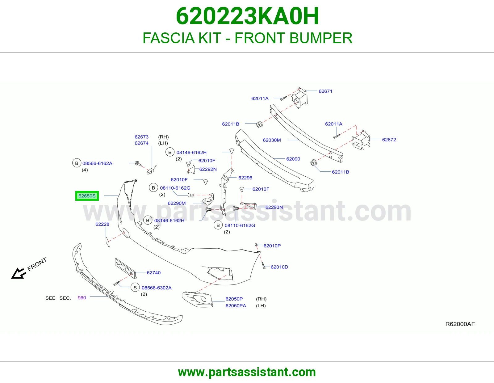FASCIA KIT - FRONT BUMPER