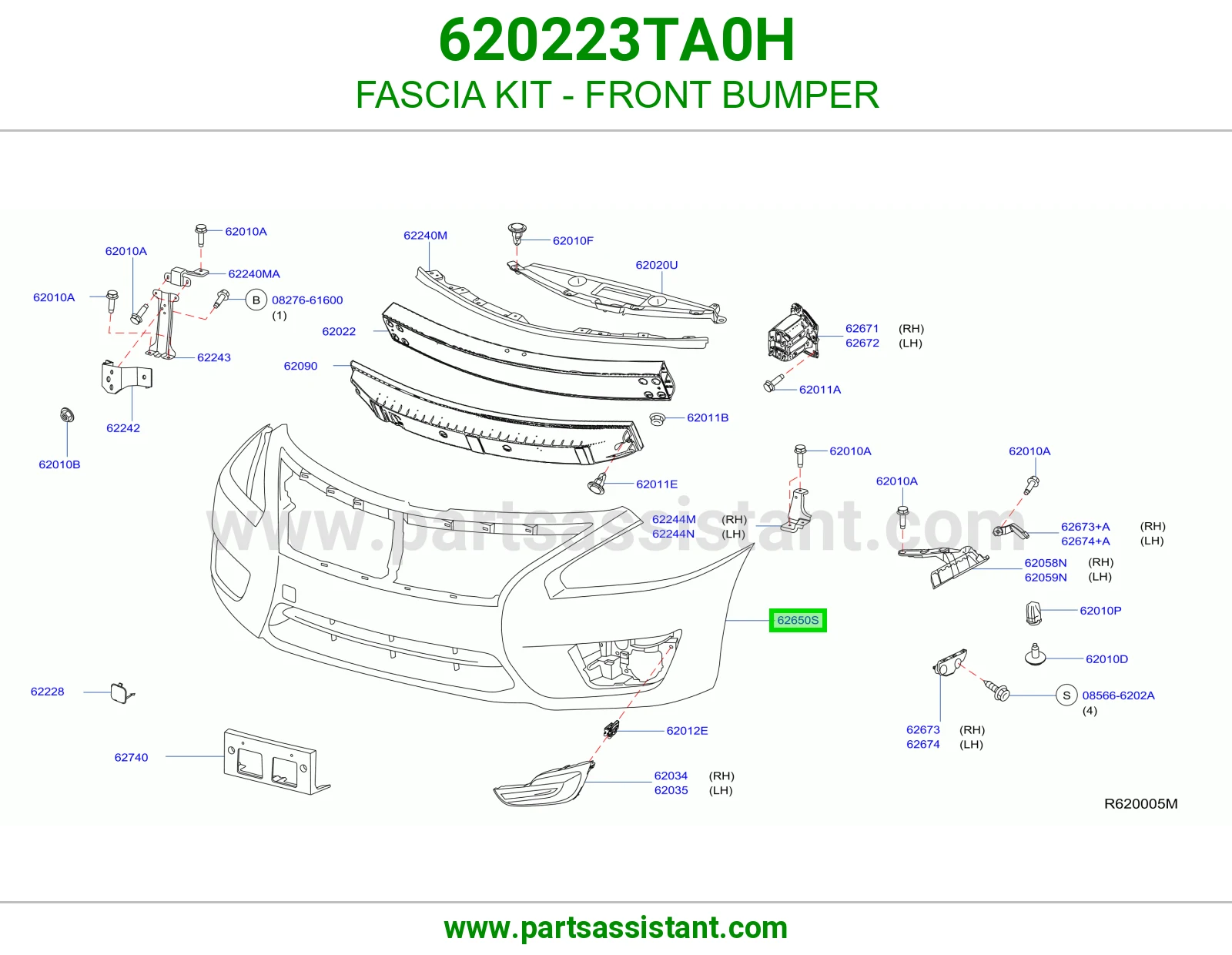 FASCIA KIT - FRONT BUMPER