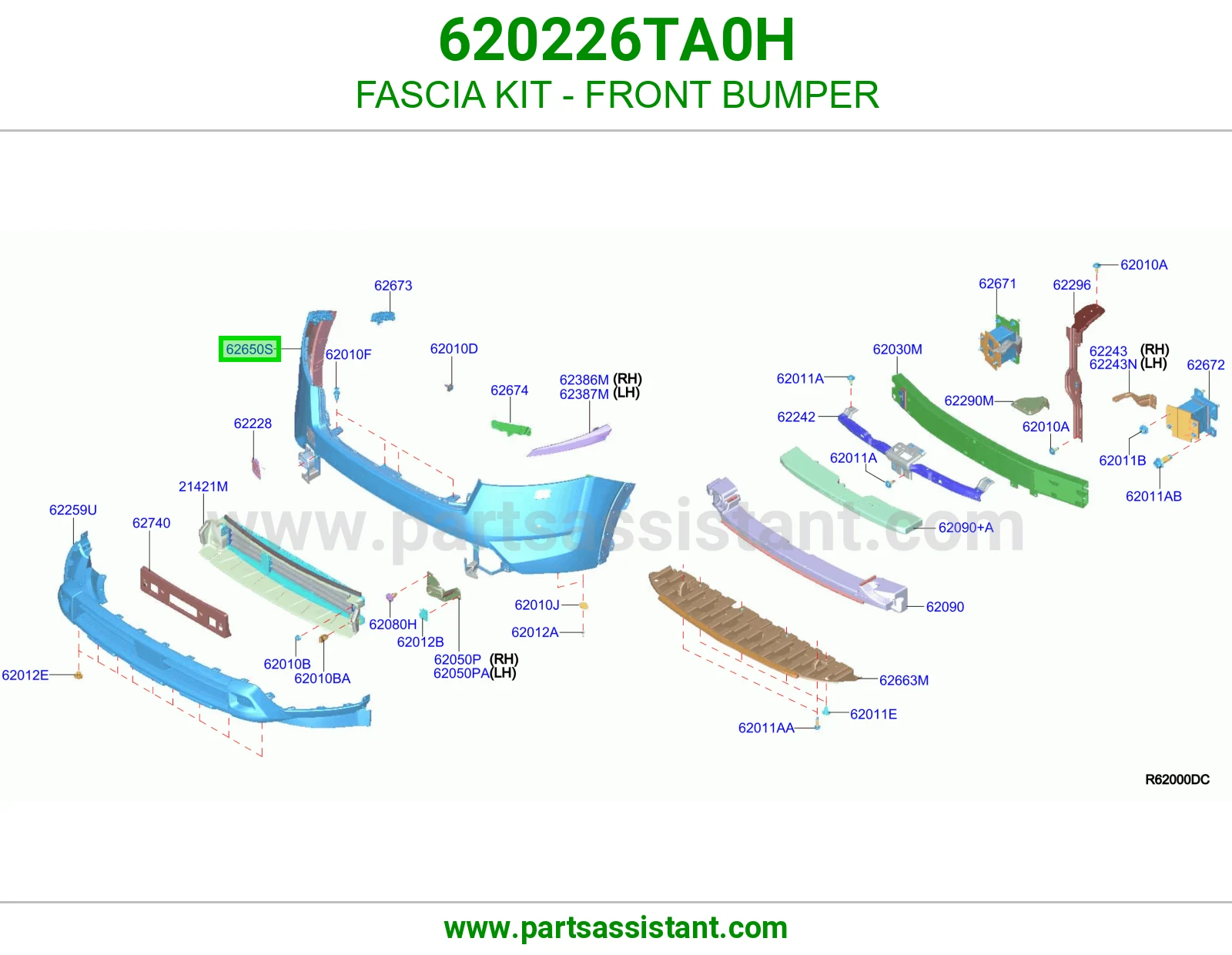 FASCIA KIT - FRONT BUMPER