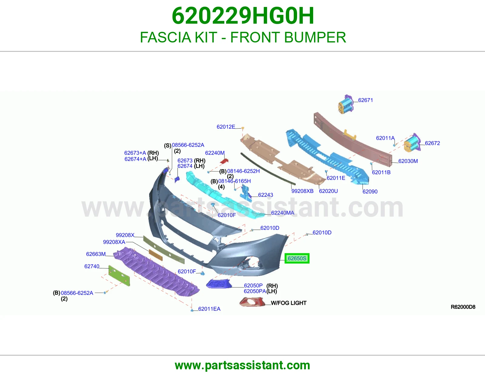 FASCIA KIT - FRONT BUMPER