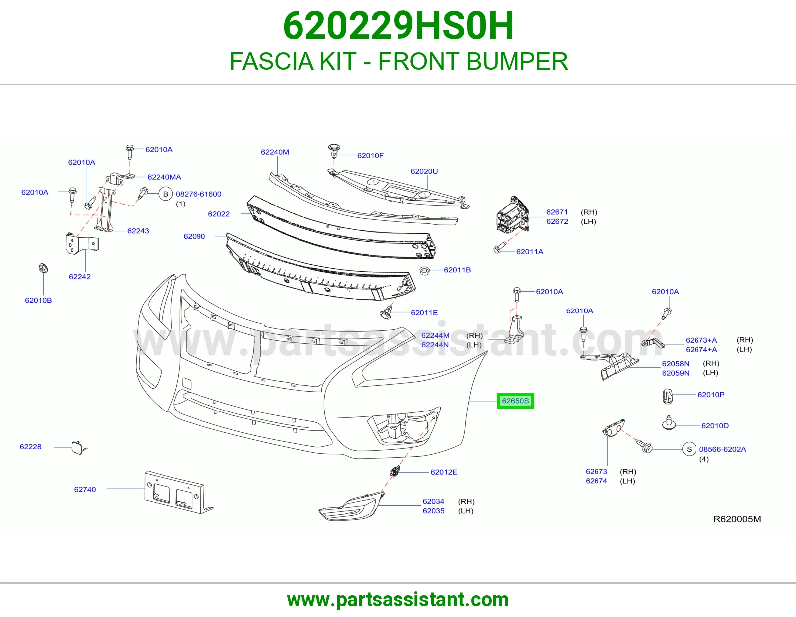 FASCIA KIT - FRONT BUMPER