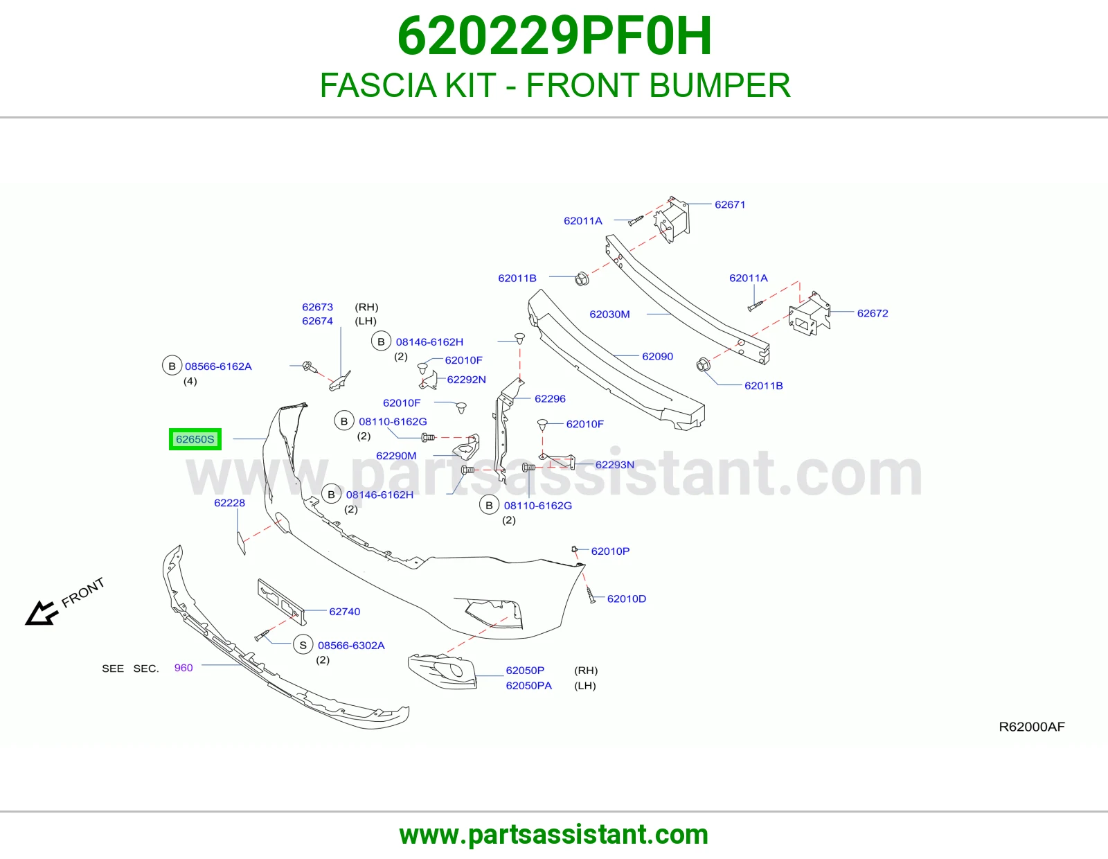 FASCIA KIT - FRONT BUMPER