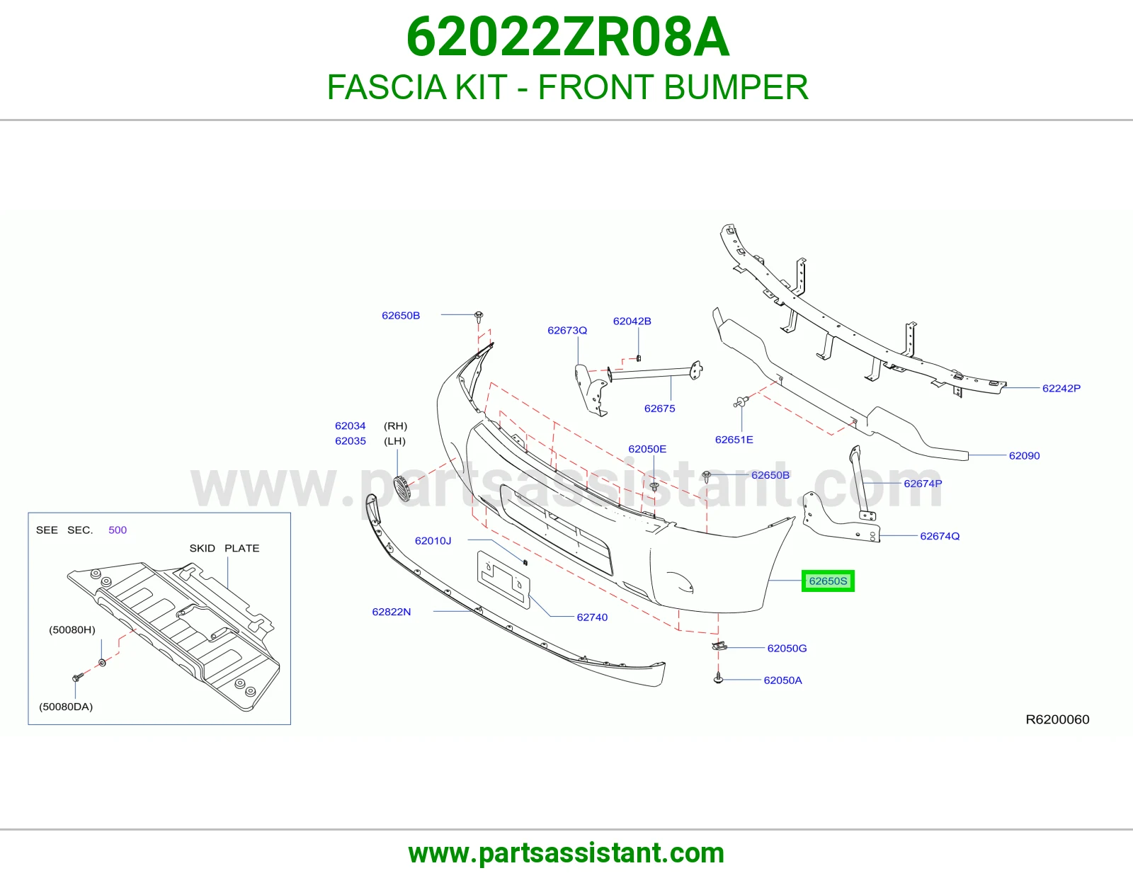 FASCIA KIT - FRONT BUMPER