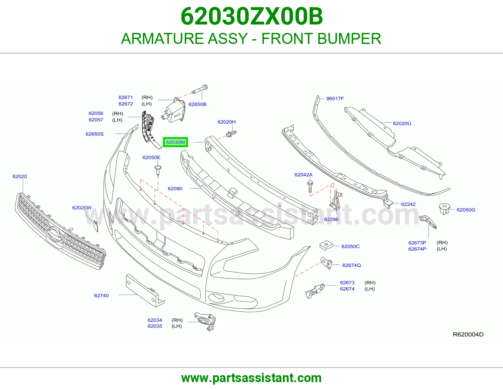 ARMATURE ASSY - FRONT BUMPER