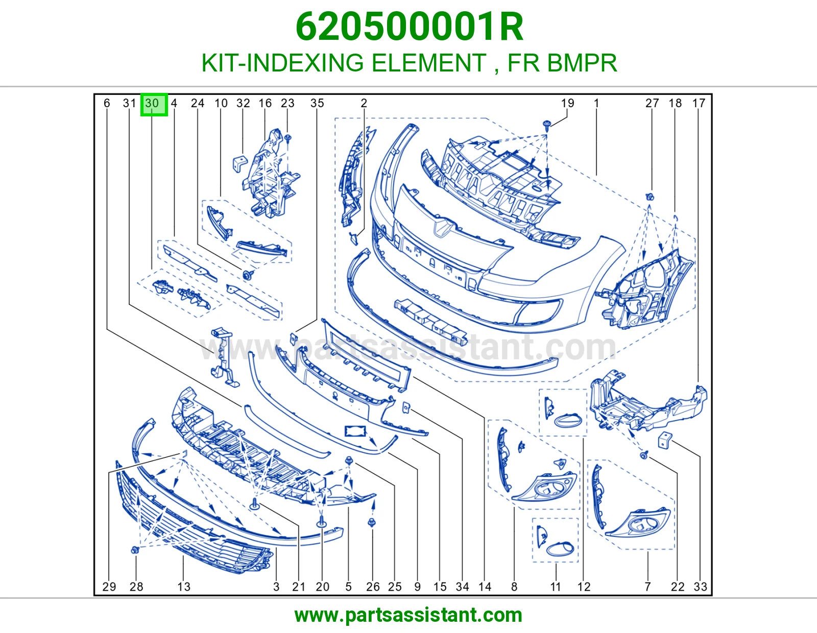 KIT-INDEXING ELEMENT , FR BMPR
