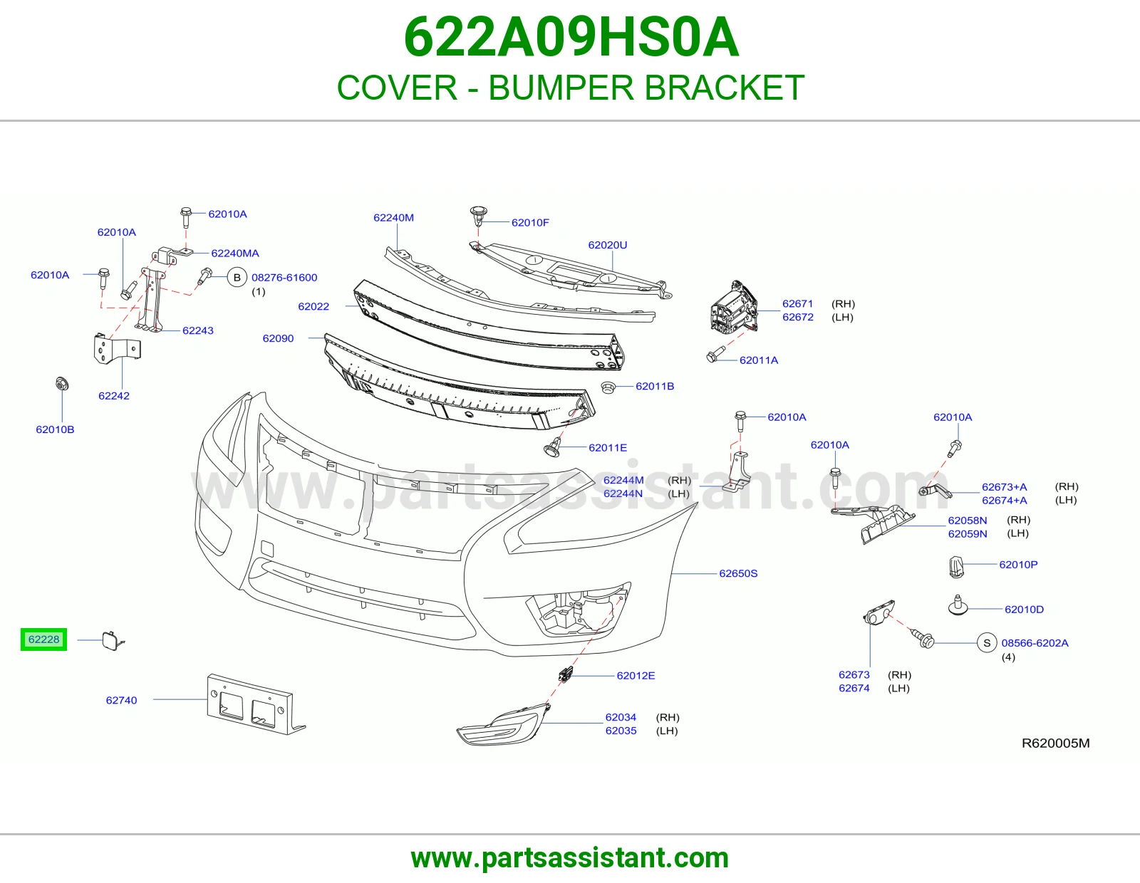COVER - BUMPER BRACKET
