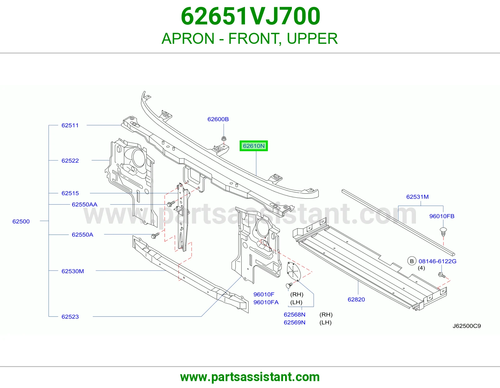 APRON - FRONT, UPPER