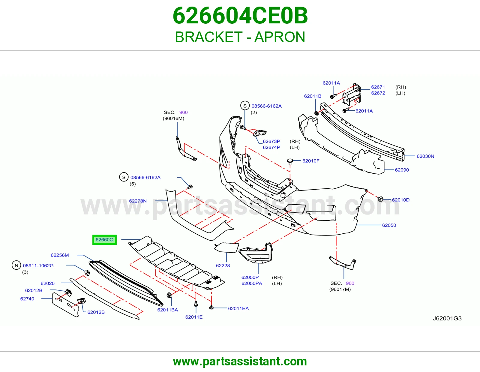 BRACKET - APRON