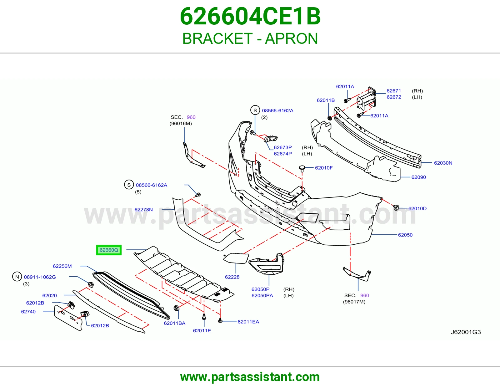 BRACKET - APRON