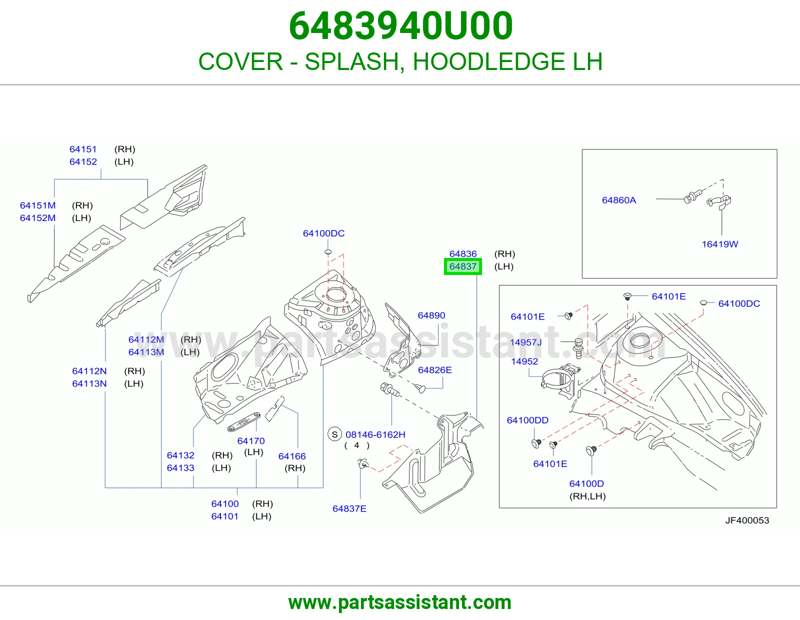 COVER - SPLASH, HOODLEDGE LH