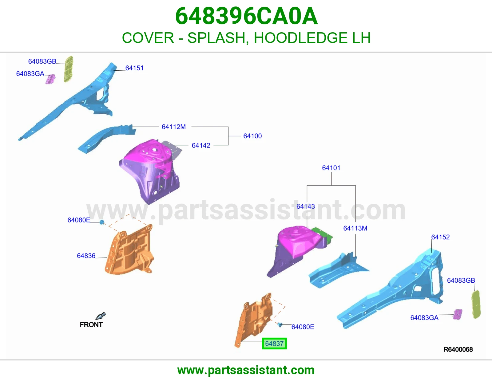 COVER - SPLASH, HOODLEDGE LH