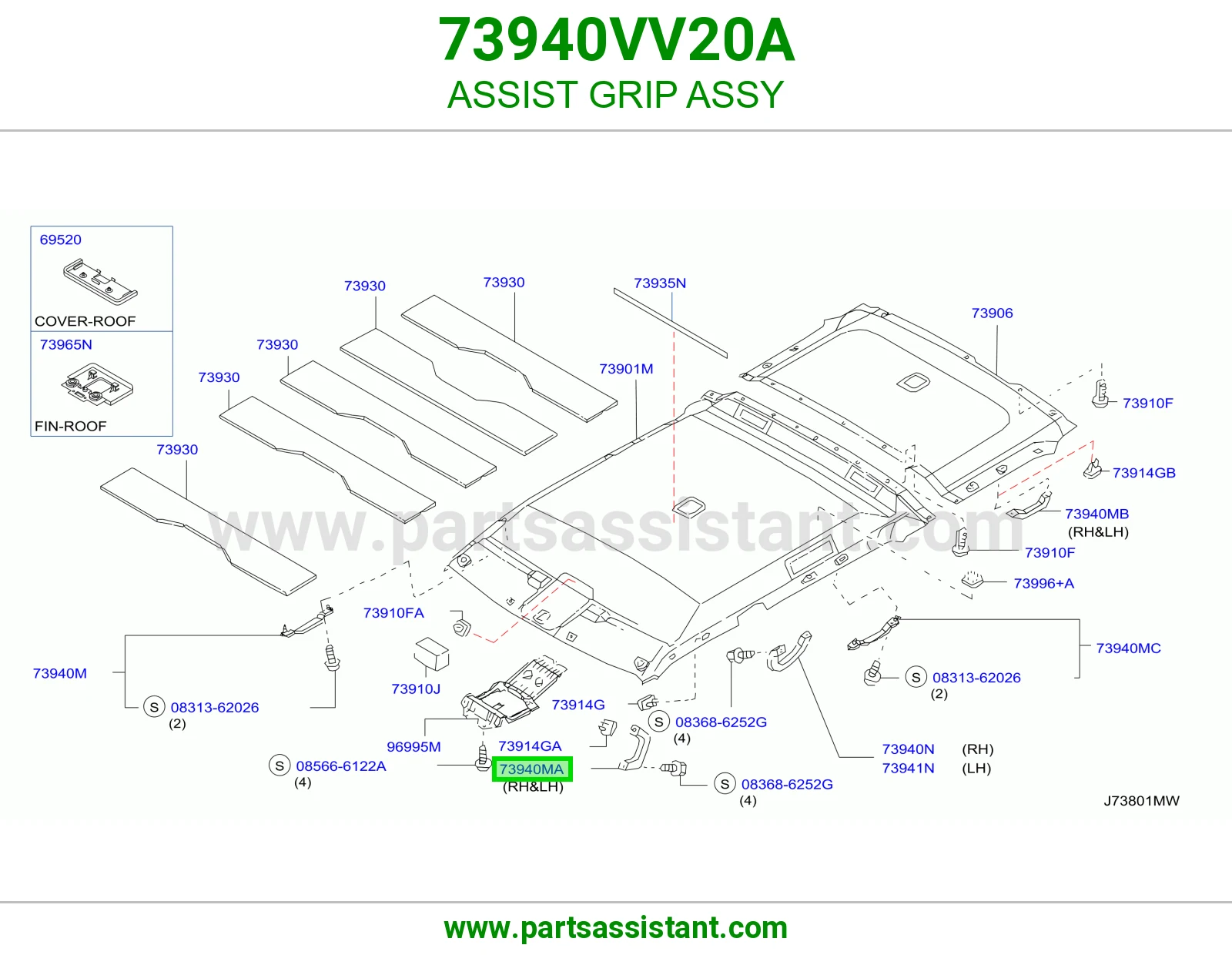 ASSIST GRIP ASSY