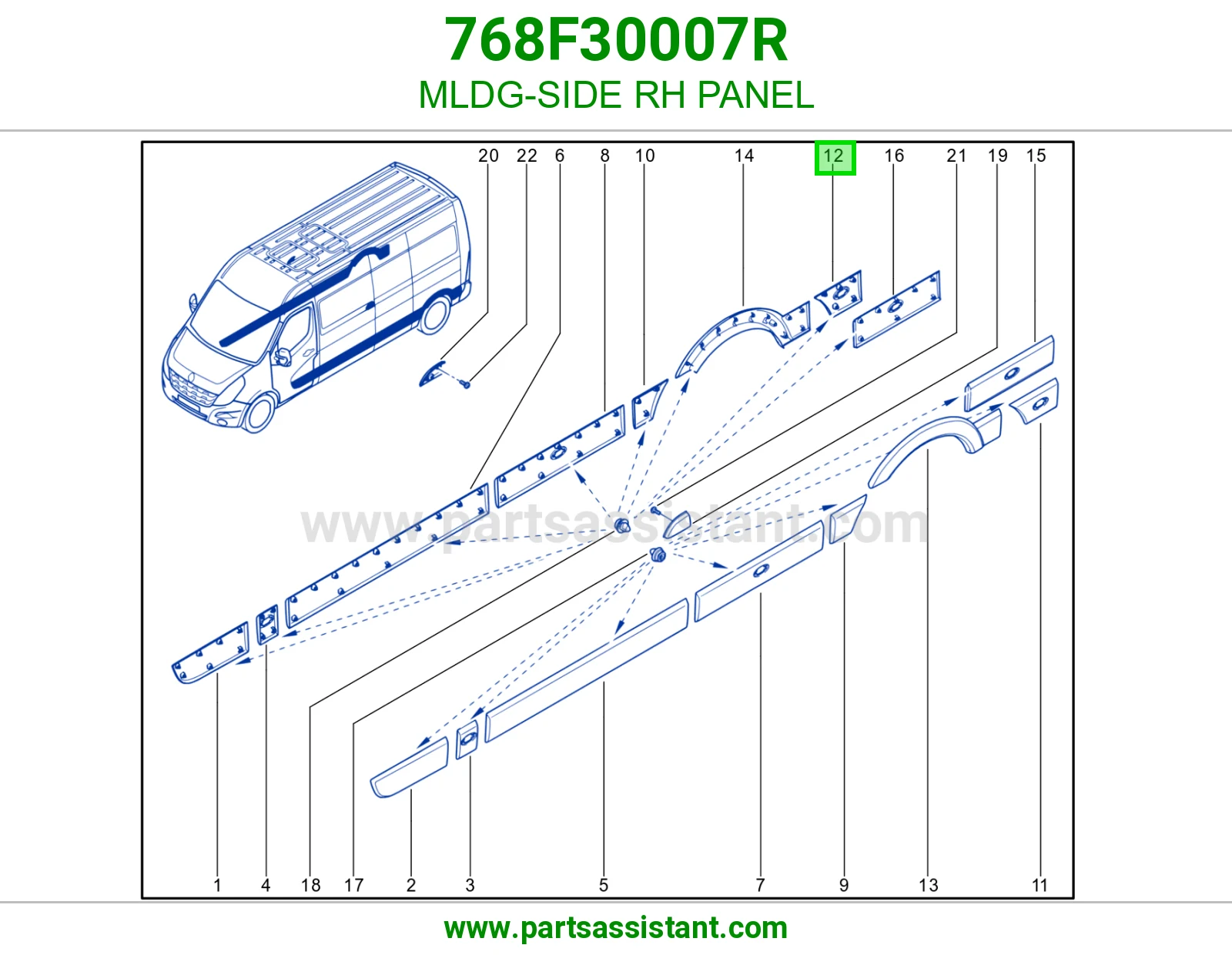 MLDG-SIDE RH PANEL